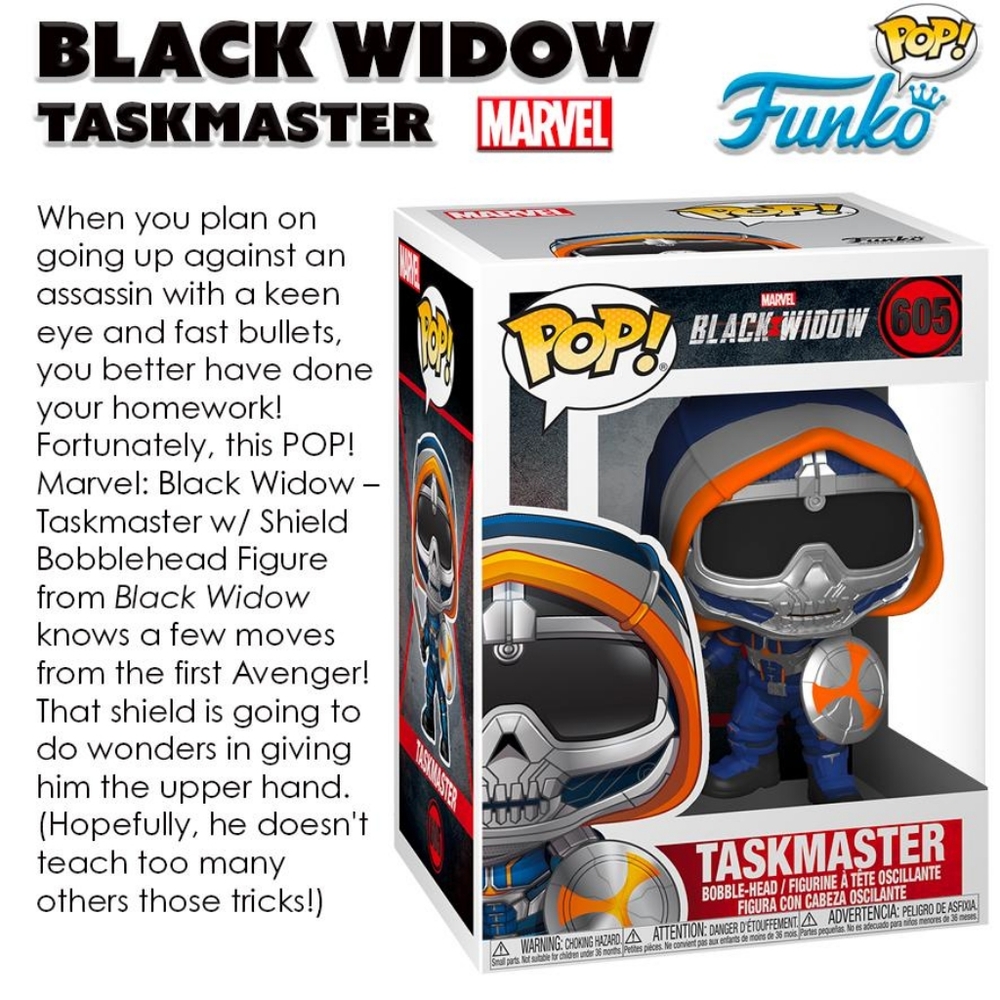 Funko Pop BLACK WIDOW-TASKMASTER NEW